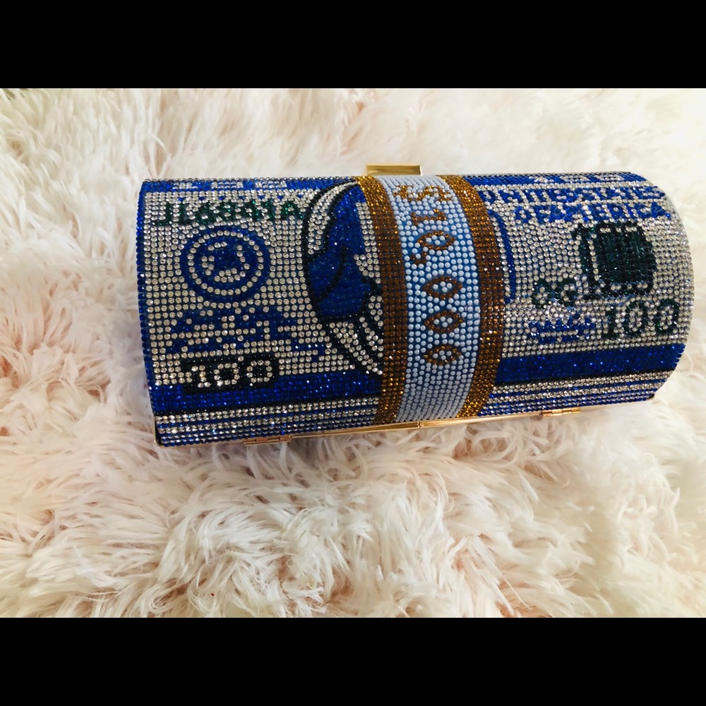Rhinestone Money purse